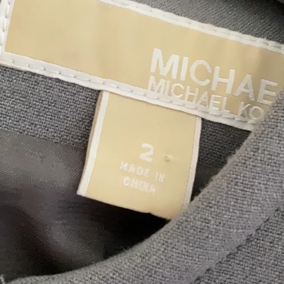 Micheal Kors Dove Gray Sheath Dress - Picture 10 of 10
